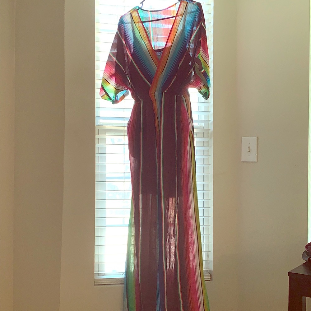 Beautiful serape print maxi dress